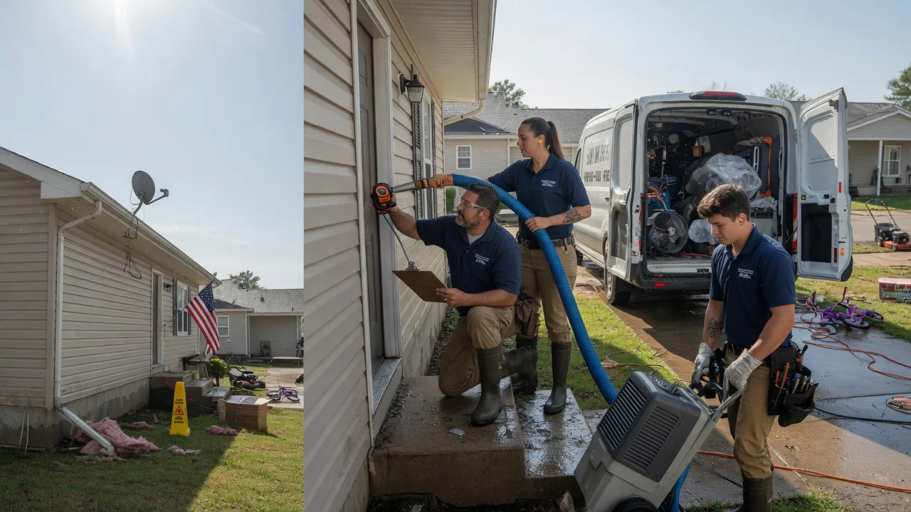 Ceiling Water Damage Restoration in West Union, IL near me